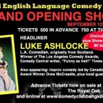 GRAND OPENING SHOW @The Comedy Club